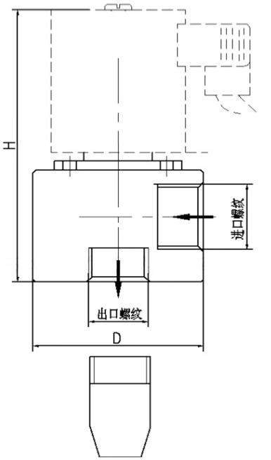 加藥塑料電磁閥結(jié)構圖
